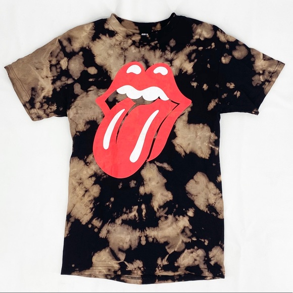 Rolling Stones acid washed band tee size Small - Picture 1 of 3